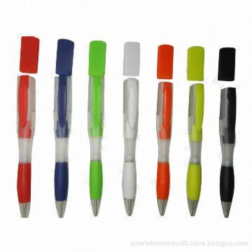 Plastic USB Pen Drive with 64MB-128GB Capacity